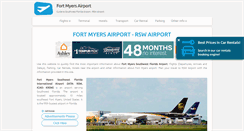 Desktop Screenshot of fort-myers-airport.com
