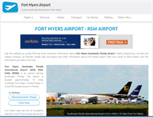 Tablet Screenshot of fort-myers-airport.com